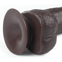 LoveToy SlidingSkin Gode Sliding Skin 18 x 4.5cm Marron